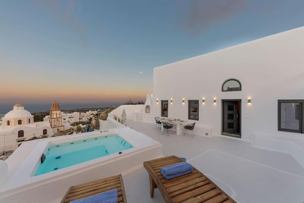 Aleanna Traditional Villa Fira Exterior foto